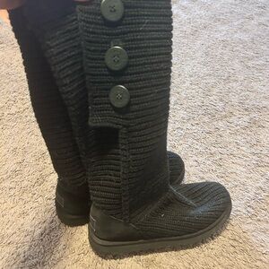 2 Pairs of UGG boots—Gray & Black